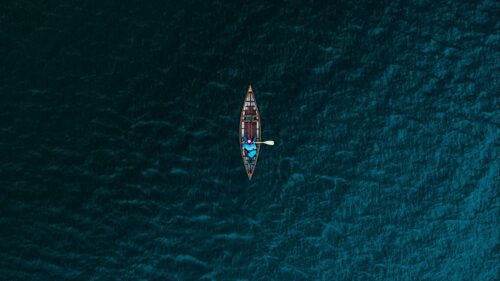 Boat, Sea, View, From, Above, Water Wallpapers Free Download