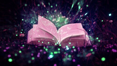 Book, Glare, Sparkles HD Wallpapers Download