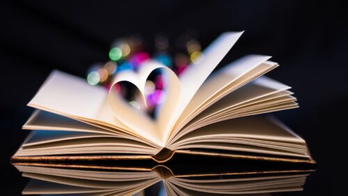 Book, Heart, Bokeh HD Wallpapers Download