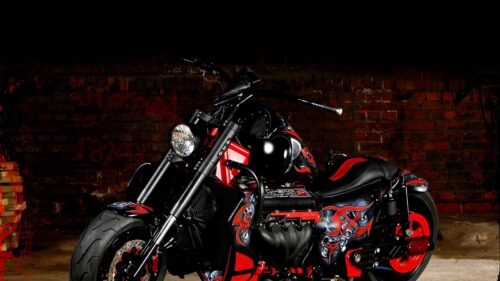Boss, Hoss, Red, Motorcycle HD Wallpapers Download