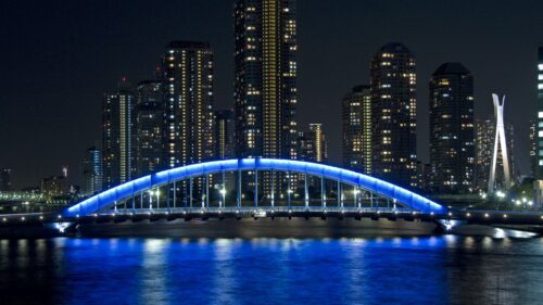 Bridge, Eitai, Tokyo, Japan HD Wallpapers Download