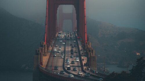 Bridge, Fog, City HD Wallpapers Download