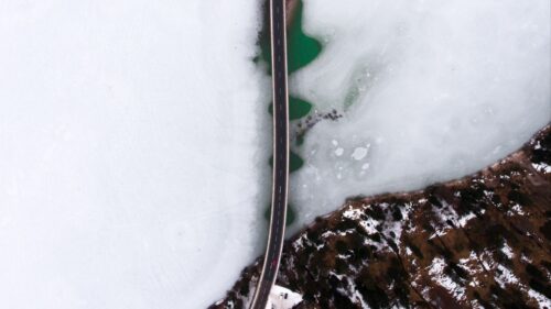 Bridge, Ice, Aerial, View HD Wallpapers Download