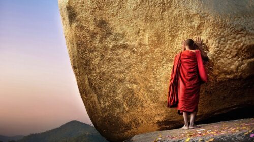 Buddha, Chayttiyo, Pagoda, Hill, Burma HD Wallpapers Download