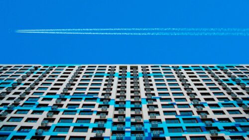 Building, Aircraft, Flight, Minimalism HD Wallpapers Free Download
