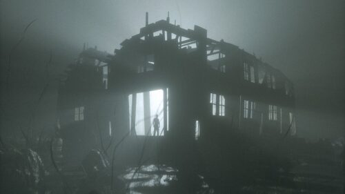 Building, Darkness, Silhouette HD Wallpapers Free Download