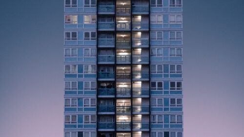 Building, Minimalism, Sky Free Wallpapers