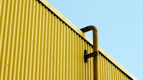 Building, Pipe, Yellow Free Wallpapers