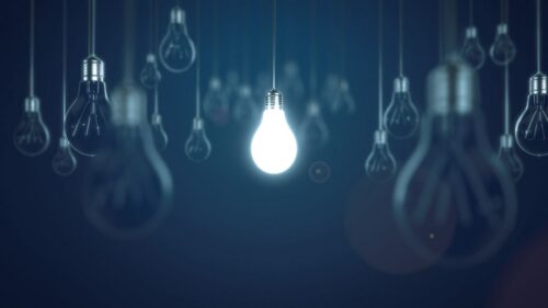 Bulbs, Glow, Blue Free Wallpapers