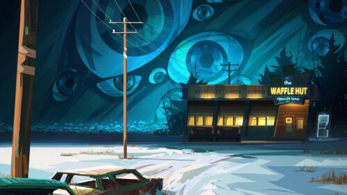 Cafe, Eyes, Art Free Wallpapers