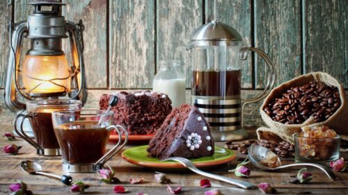 Cake Pastry, Dessert, Coffee, Crockery Free Wallpapers Download