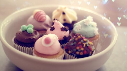 Cakes, Cupcakes, late, Glare, Dessert Free Wallpapers Download