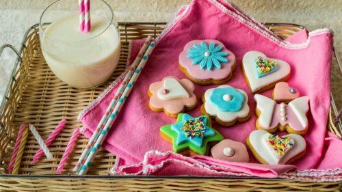 Cakes, Milk, Dessert, Serving, Decoration Wallpapers Download
