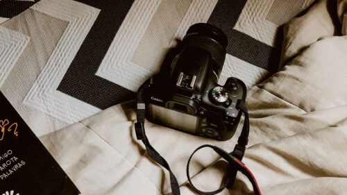 Canon Camera, Black, Strap Wallpapers Download