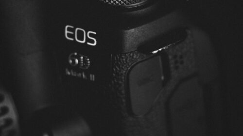 Canon Camera, Device, BW Wallpapers Download