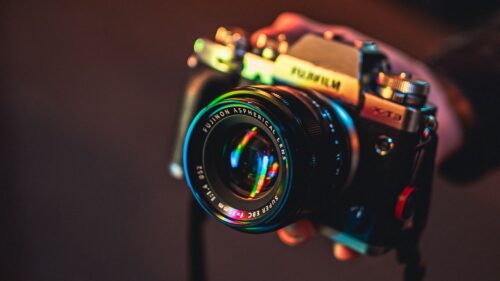 Fujifilm Camera, Glare, Reflection Wallpapers Download