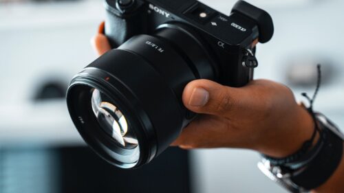Sony Camera, Hand, Lens Wallpapers Download