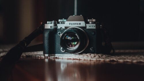 Fujifilm Camera, Lens, Black Wallpapers Download