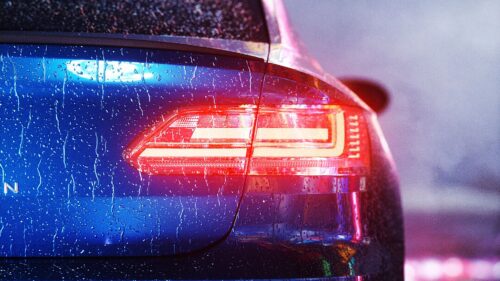 Car, Blue, Wet HD Wallpapers Download