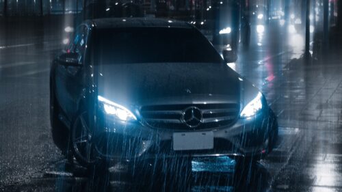 Car, Night, Rain HD Wallpapers Download