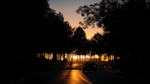 Car, Night, Road HD Wallpapers Download