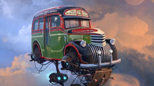 Car, Sky, Fiction Wallpapers Free Download