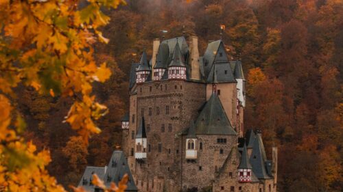 Castle, Autumn, Architecture Wallpapers Free Download