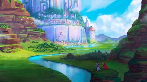 Castle, Fantasy, River Wallpapers Free Download