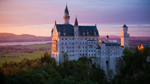 Castle, Neuschwanstein, Castle, Architecture Wallpapers Free Download