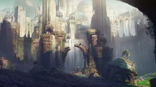 Castle, Traveler, Art Wallpapers Free Download
