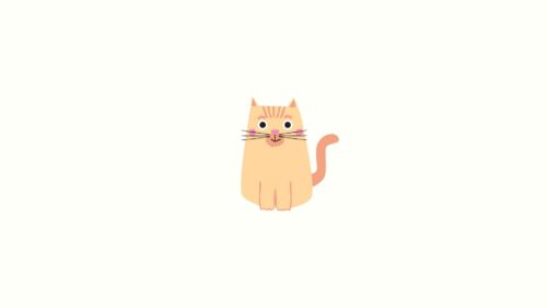 Cat, Art, Minimalism Wallpapers Free Download (2)