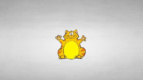 Cat, Minimalism, Art, Legs, Thick Wallpapers Free Download