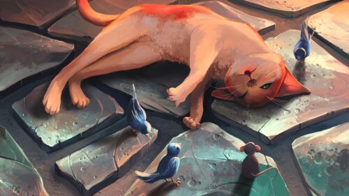 Cat, Mouse, Bird Wallpapers Free Download