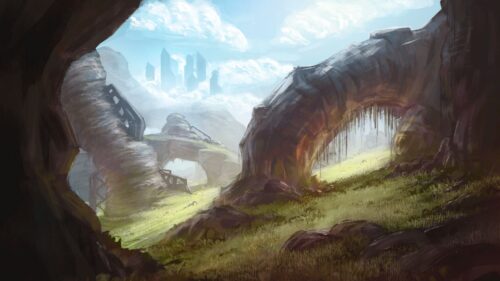 Cave, Arch, Fantasy Wallpapers Free Download