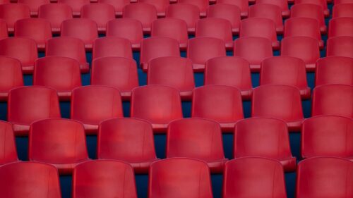 Chairs, Red, Rows Wallpapers Free Download