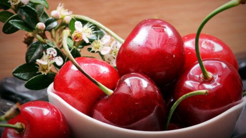 Cherries, Berries, Flowers Wallpapers Free Download