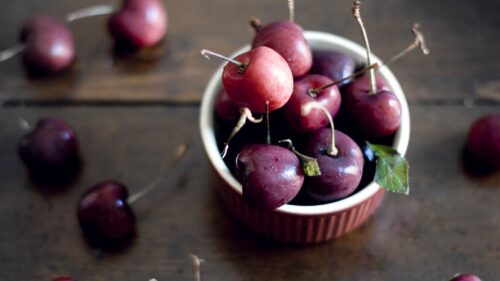 Cherry, Berry, Bowl, Sweet Wallpapers Free Download