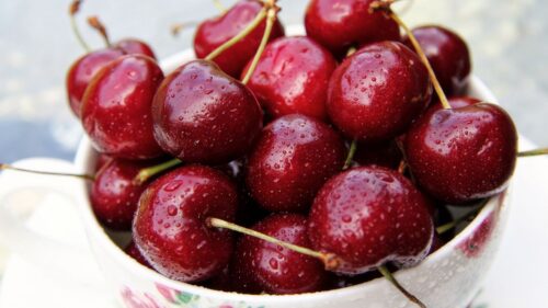Cherry, Plate, Berries, Ripe Wallpapers Free Download