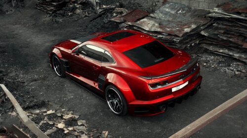 Chevrolet Camaro, Chevy, Camaro, Carbon, Red, Wallpapers Free Download
