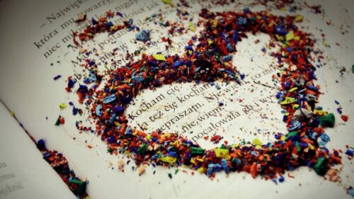 Chips, Colorful, Heart, Love, Book Wallpapers Free Download