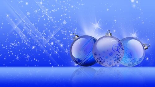 Christmas, Decorations, Balloons, Twinkling Wallpapers Free Download
