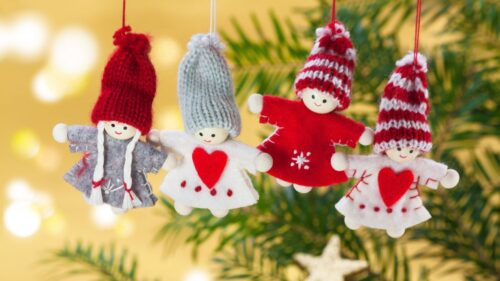 Christmas Toys, Branch, Angels HD Wallpapers Download