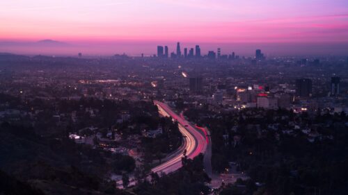 City, Aerial, View, Road HD Wallpapers Download