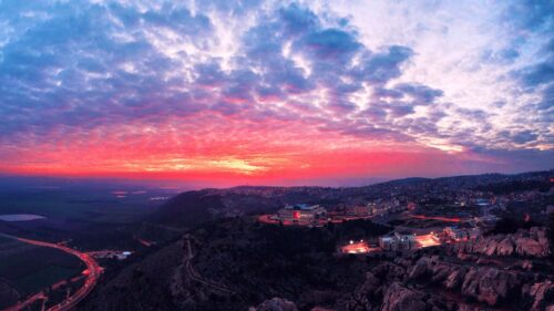 City, Evening, Sunset, Sky, Uplands HD Wallpapers Download
