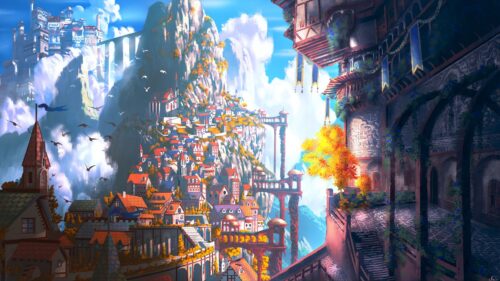 City, Fantasy, Castle HD Wallpapers Download