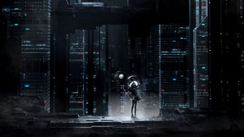 City, Futurism, Night HD Wallpapers Download