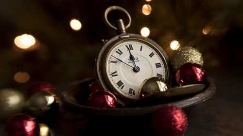 Clock, Balls, Decoration HD Wallpapers Download