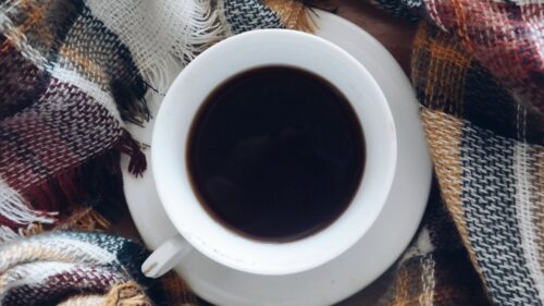Coffee Cup, Plaid HD Wallpapers Download