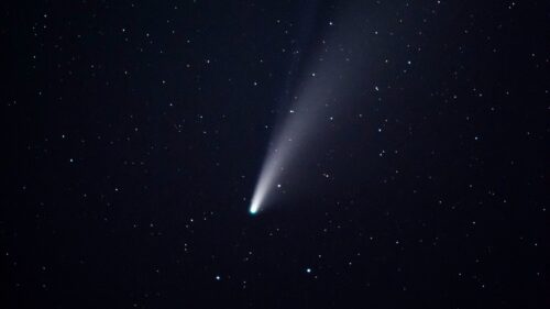 Comet, Meteorite, Starry, Sky HD Wallpapers Download