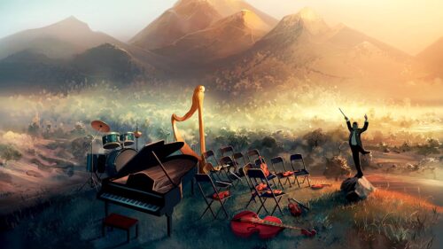 Conductor, Orchestra, Violins HD Wallpapers Download